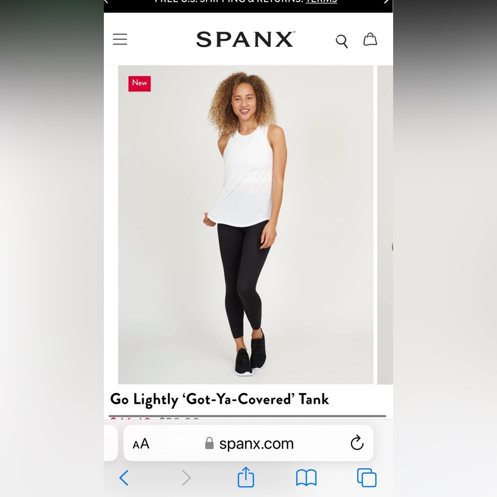 Spanx tank top